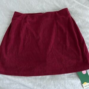 Halara corduroy mini skort NWT. Sz S